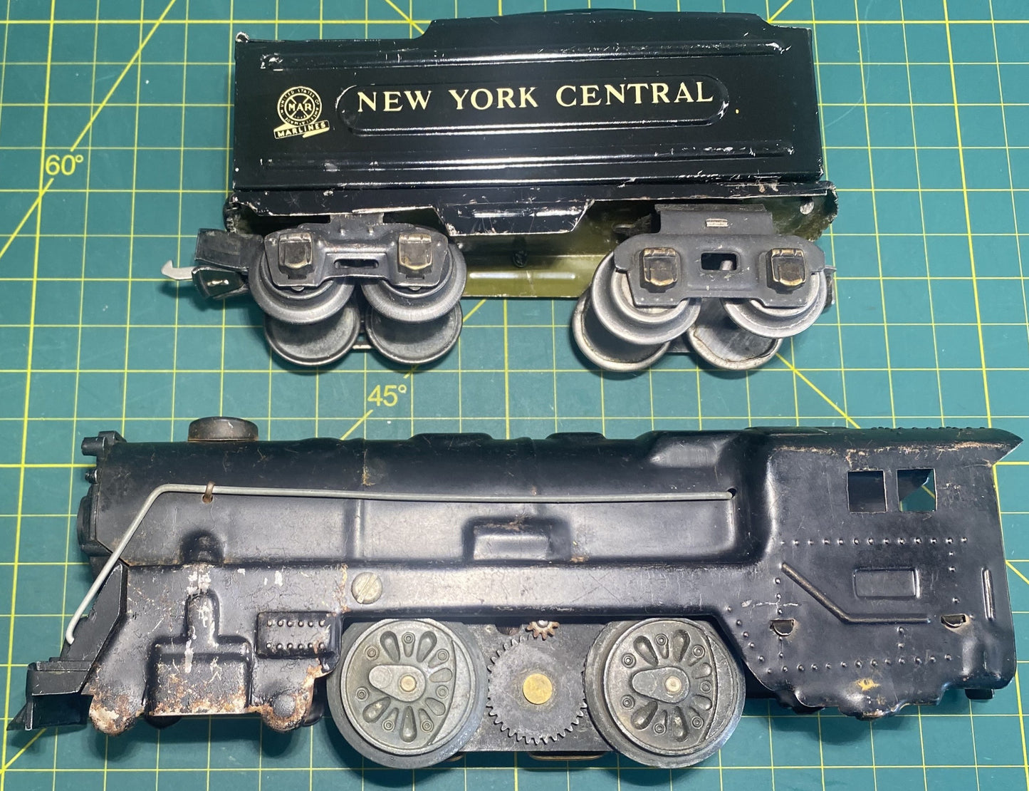 Marx 591 Steam Locomotive New York Central