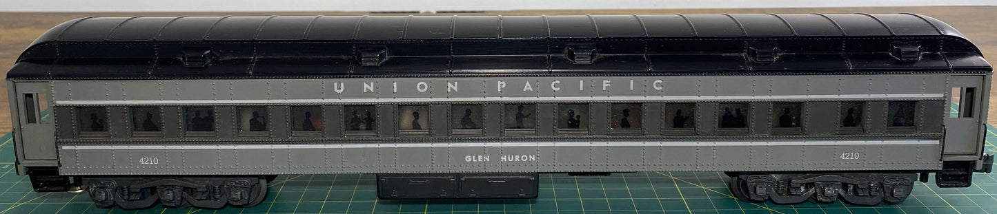 K-Line #4210 Union Pacific Gray Heavyweight Coach Car Glen Huron