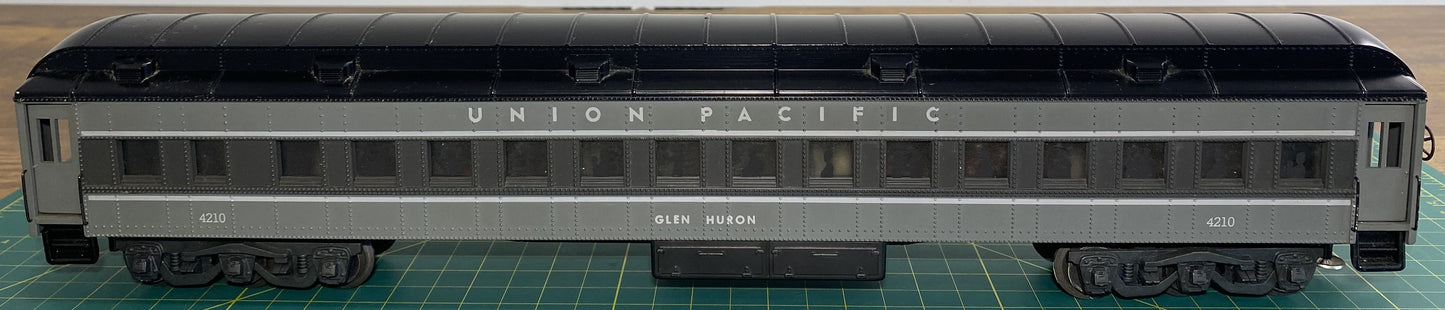 K-Line #4210 Union Pacific Gray Heavyweight Coach Car Glen Huron