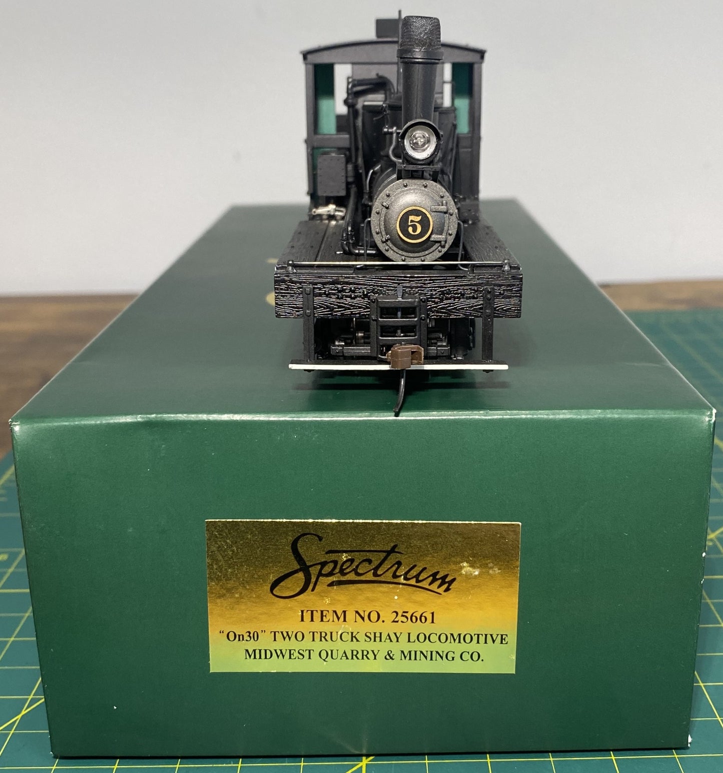 Bachmann 25661 On30 Midwest Quarry & Mining Co. Two-Truck Shay Steam Locomotive