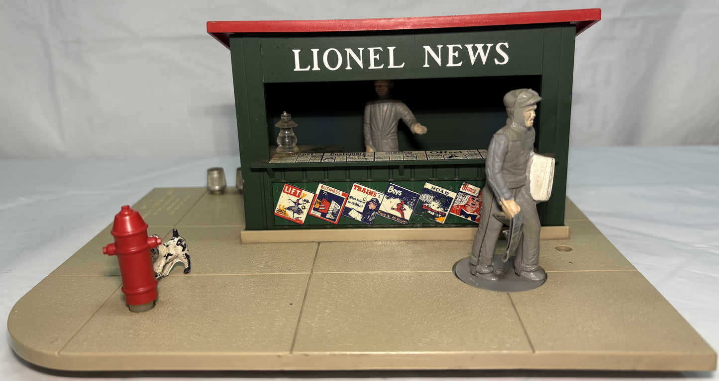 Lionel Post War 128 Animated Newsstand