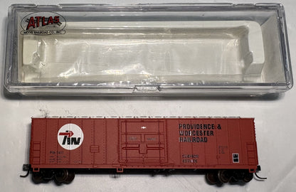 Atlas 33732 FGE Box PW c 50 ' FGE Box Car 1411 Weathered