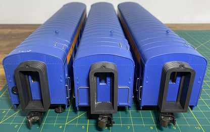 MTH Jersey Central Premier 3-Car 70’ Madison Passenger Set