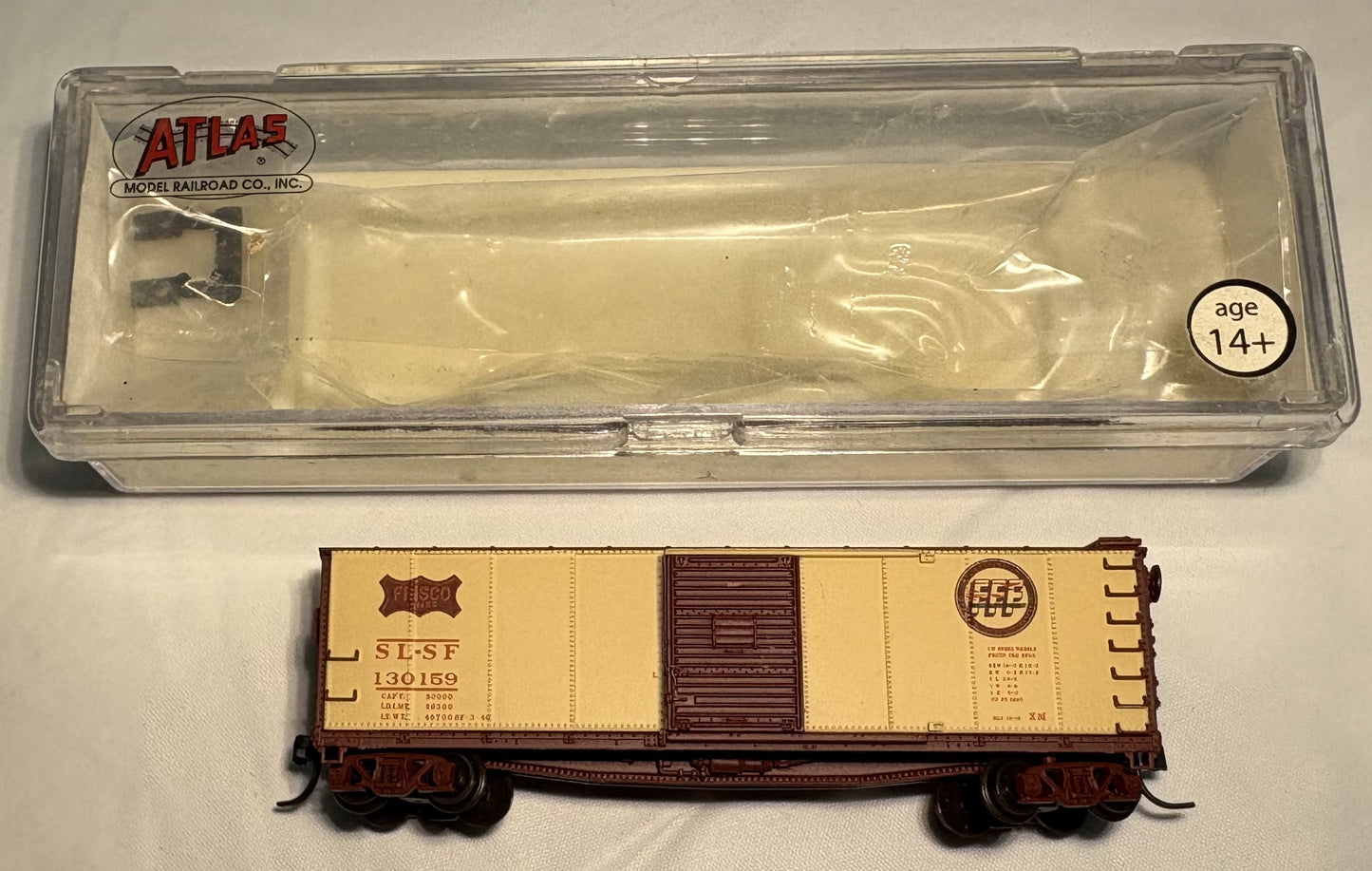 Atlas 50000725 Frisco Faster Freight USRA Steel Rebuilt Box Car #130159