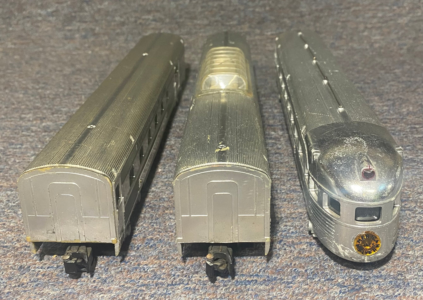 American Flyer #960, #962 and #963 Passenger Cars