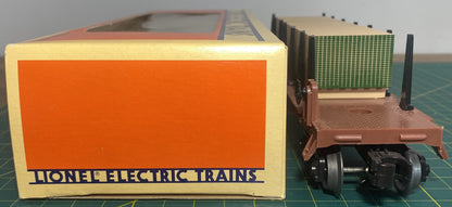 Lionel 6-16389 Southern Pacific Flatcar with Load