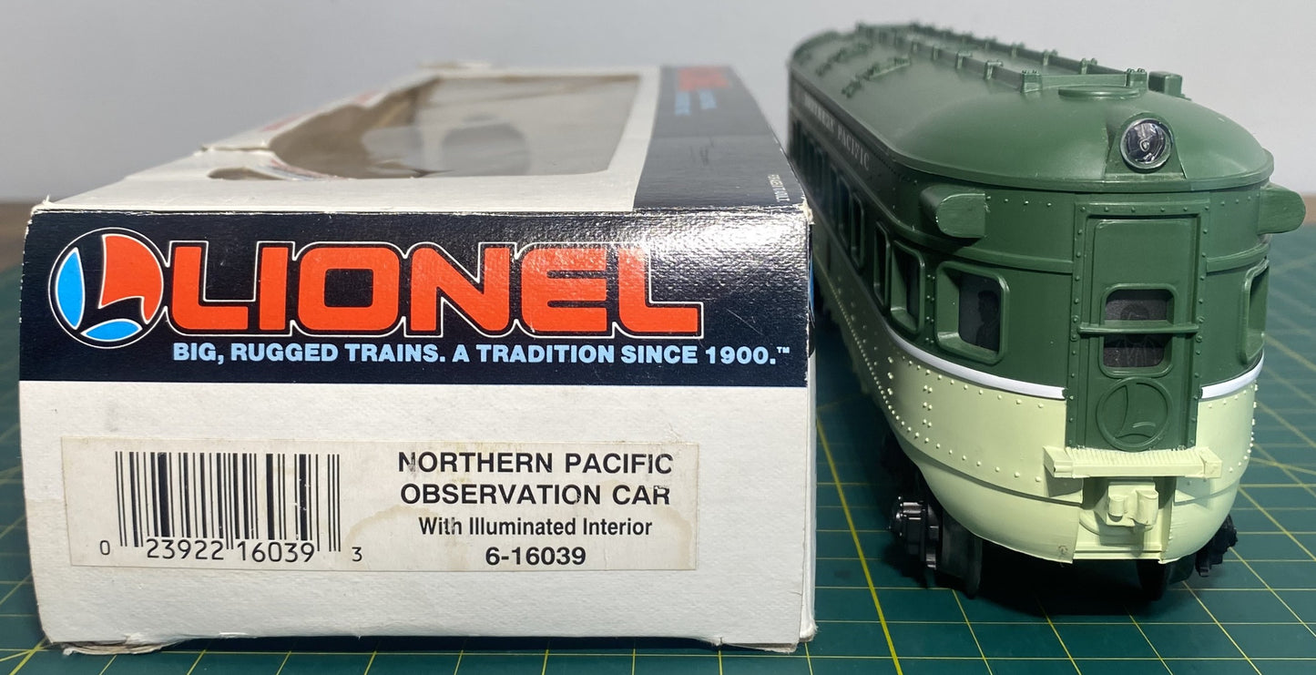 Lionel 6-19039 Northern Pacific Observation Car