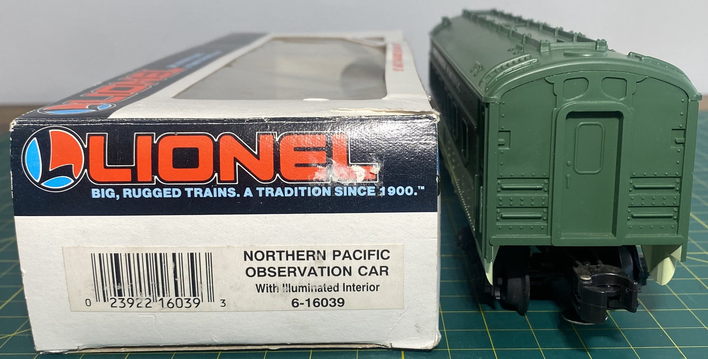 Lionel 6-19039 Northern Pacific Observation Car
