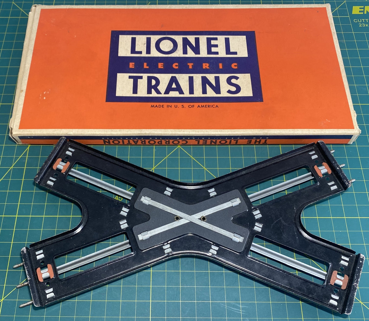 Lionel 020X 45 Degree Track Crossing