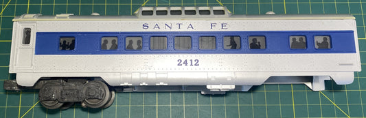Lionel Post War 2412 Passenger Car Santa Fe
