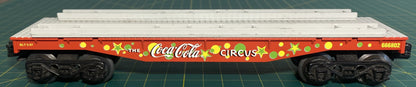 K-Line 666802 Coca-Cola Flatcar without Circus Wagons