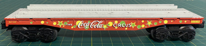 K-Line 666802 Coca-Cola Flatcar without Circus Wagons