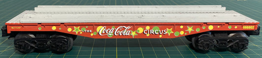 K-Line 666802 Coca-Cola Flatcar without Circus Wagons