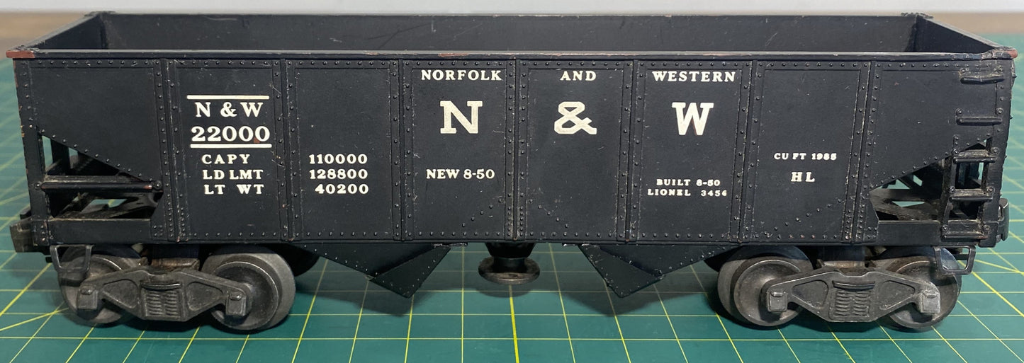 Lionel Post War 3456 N&W Hopper