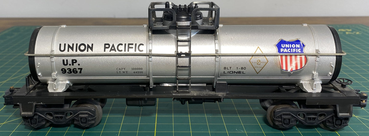 Lionel 6-9367 Union Pacific Single Dome Tank Car