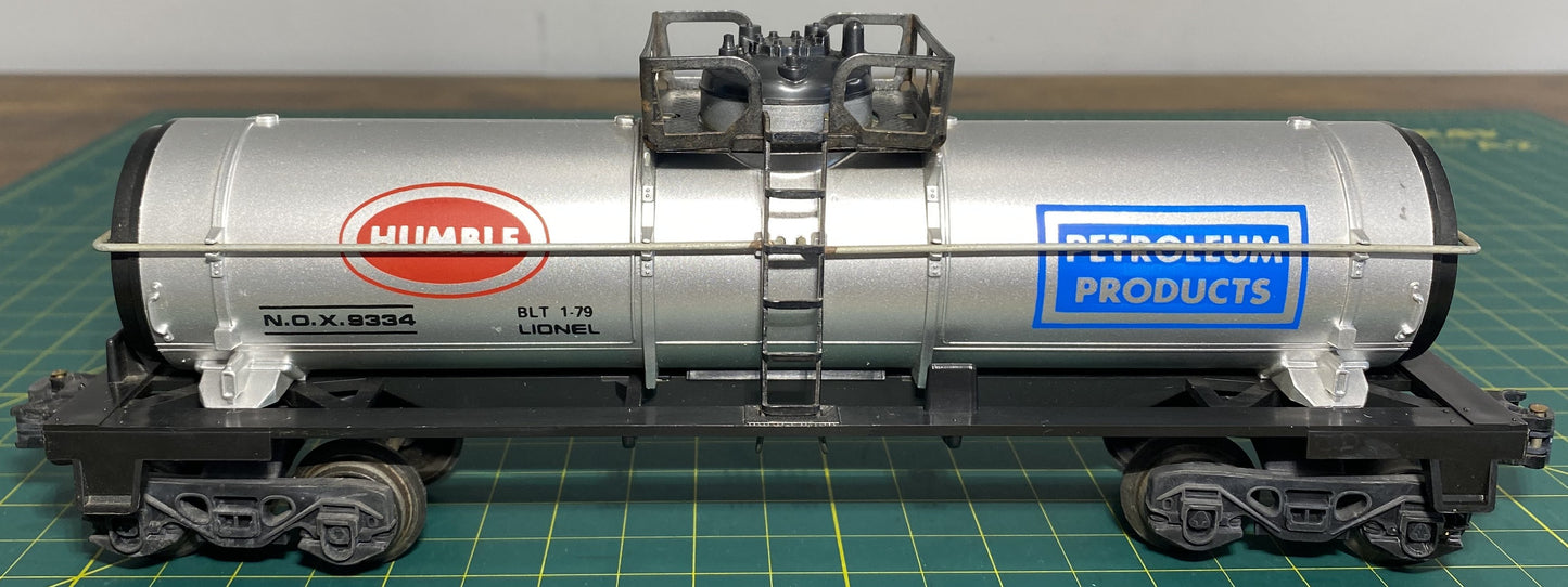 Lionel 6- 9334 Humble Oil Single Dome Tank Car