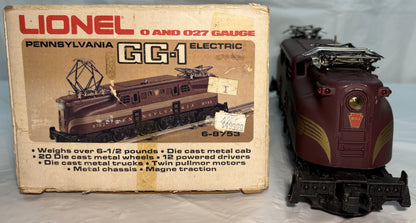 Lionel Modern 8753 Pennsylvania Tuscan 5-Stripe GG-1 Electric Locomotive