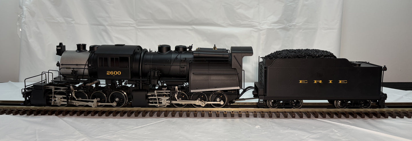 Sunset Models 3-Rail BRASS Erie Camelback 0-8-8-0 Steam Engine & Tender #2600