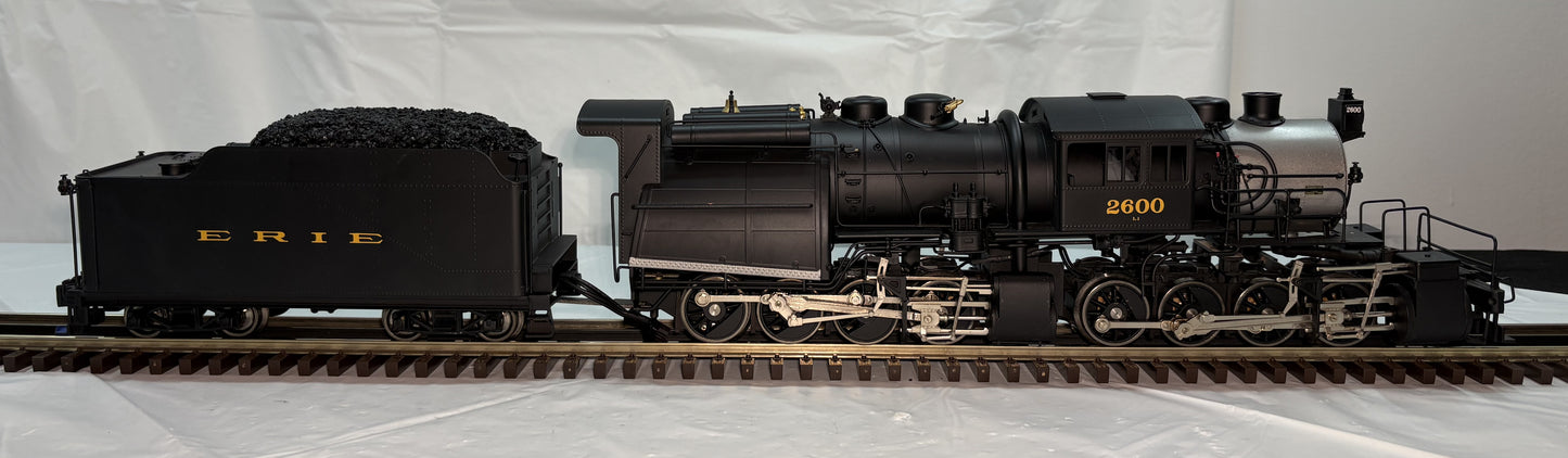 Sunset Models 3-Rail BRASS Erie Camelback 0-8-8-0 Steam Engine & Tender #2600