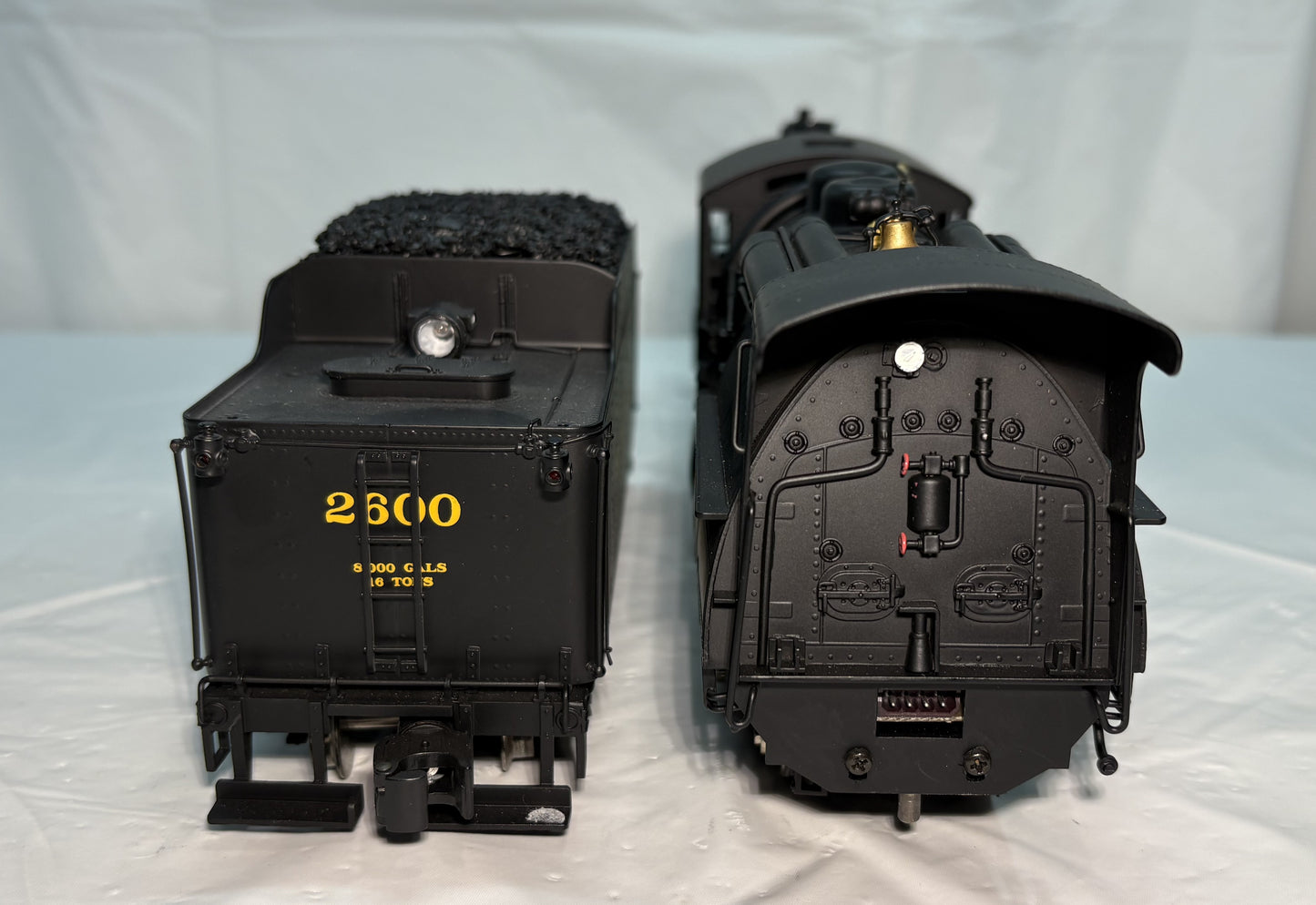 Sunset Models 3-Rail BRASS Erie Camelback 0-8-8-0 Steam Engine & Tender #2600