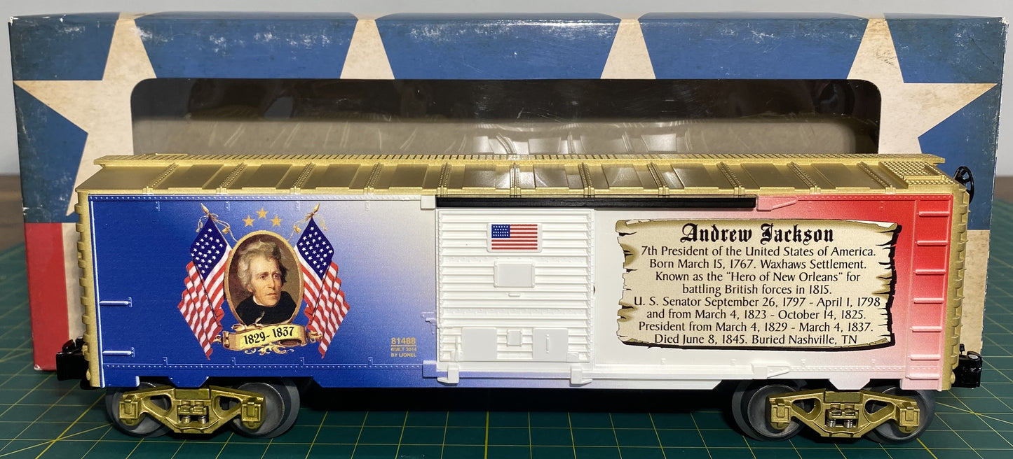 Lionel 6-81488 Andrew Jackson Box Car
