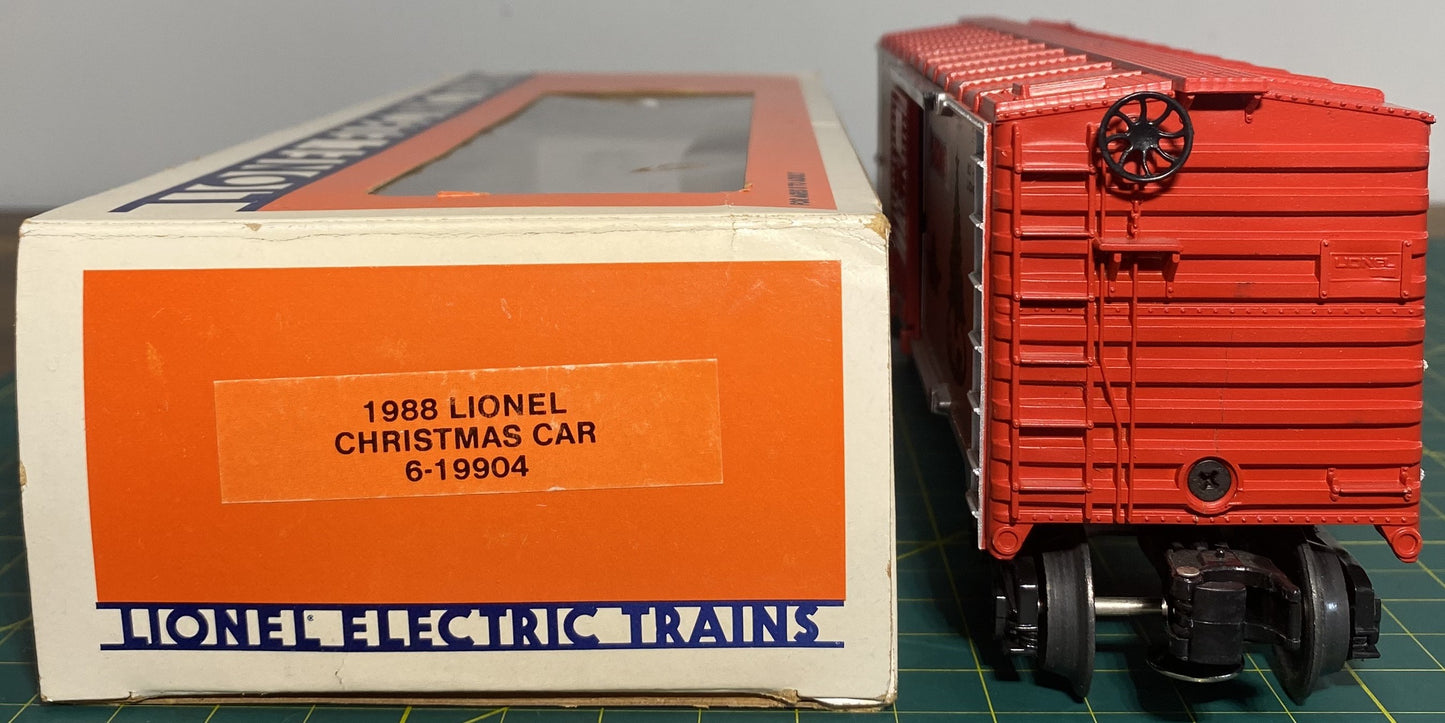 Lionel 6-19904 Christmas Boxcar 1988