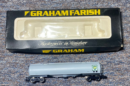 Graham Farish 3702 N Gauge TEA Bogie Tank Wagon Shell/BP x4