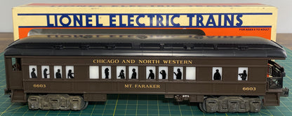 Lionel 6-16054 Chicago & North Western “Mt. Faraker” Observation Car