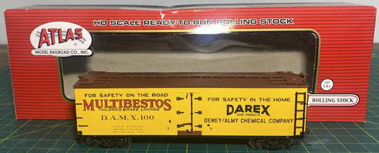 Atlas #20 001 821 Dewey & Almy Chemical Company 40’ Wood Reefer #100