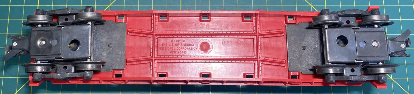 Lionel Post War 6467 Miscellaneous Flat Car with Bulkheads