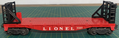Lionel Post War 6467 Miscellaneous Flat Car with Bulkheads