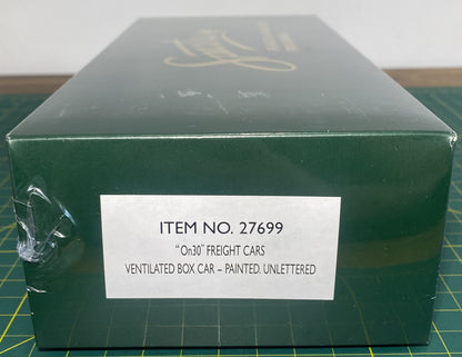 Spectrum 27699 On30 Gauge Painted & Unlettered Ventilated Box Car