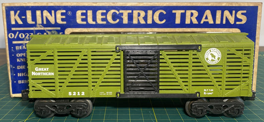K-Line Train K-5212 Great Northern Stock Car