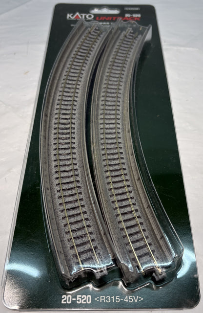 Kato 20-520 Viaduct 315mm 45 Deg. (12 3/8 ") Curved Single Track [2 pcs]