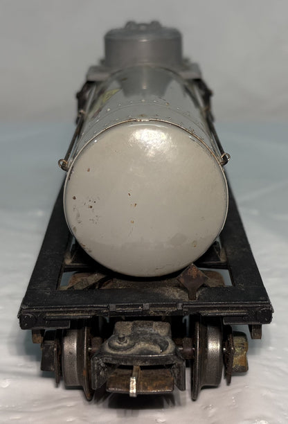 Lionel Pre War 2755 Sunoco Tank Car Grey