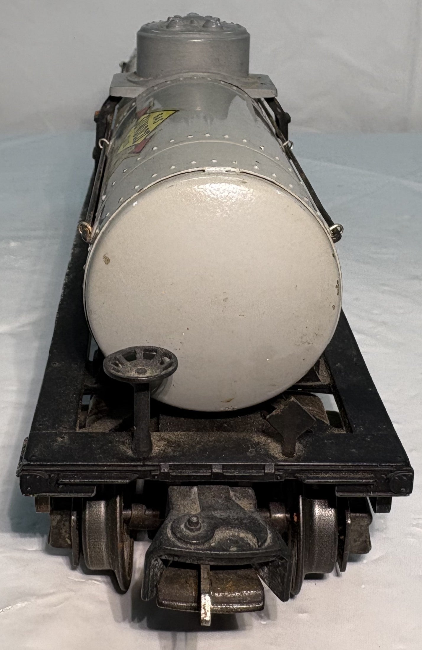 Lionel Pre War 2755 Sunoco Tank Car Grey