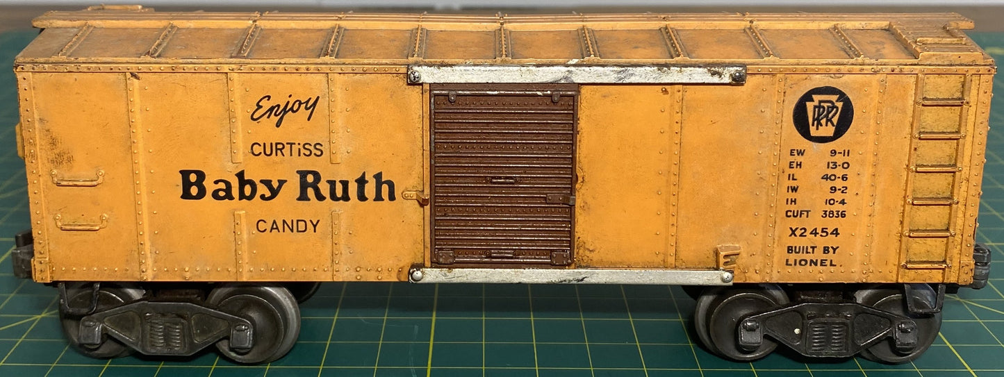 Lionel Post War x2454 Baby Ruth Box Car