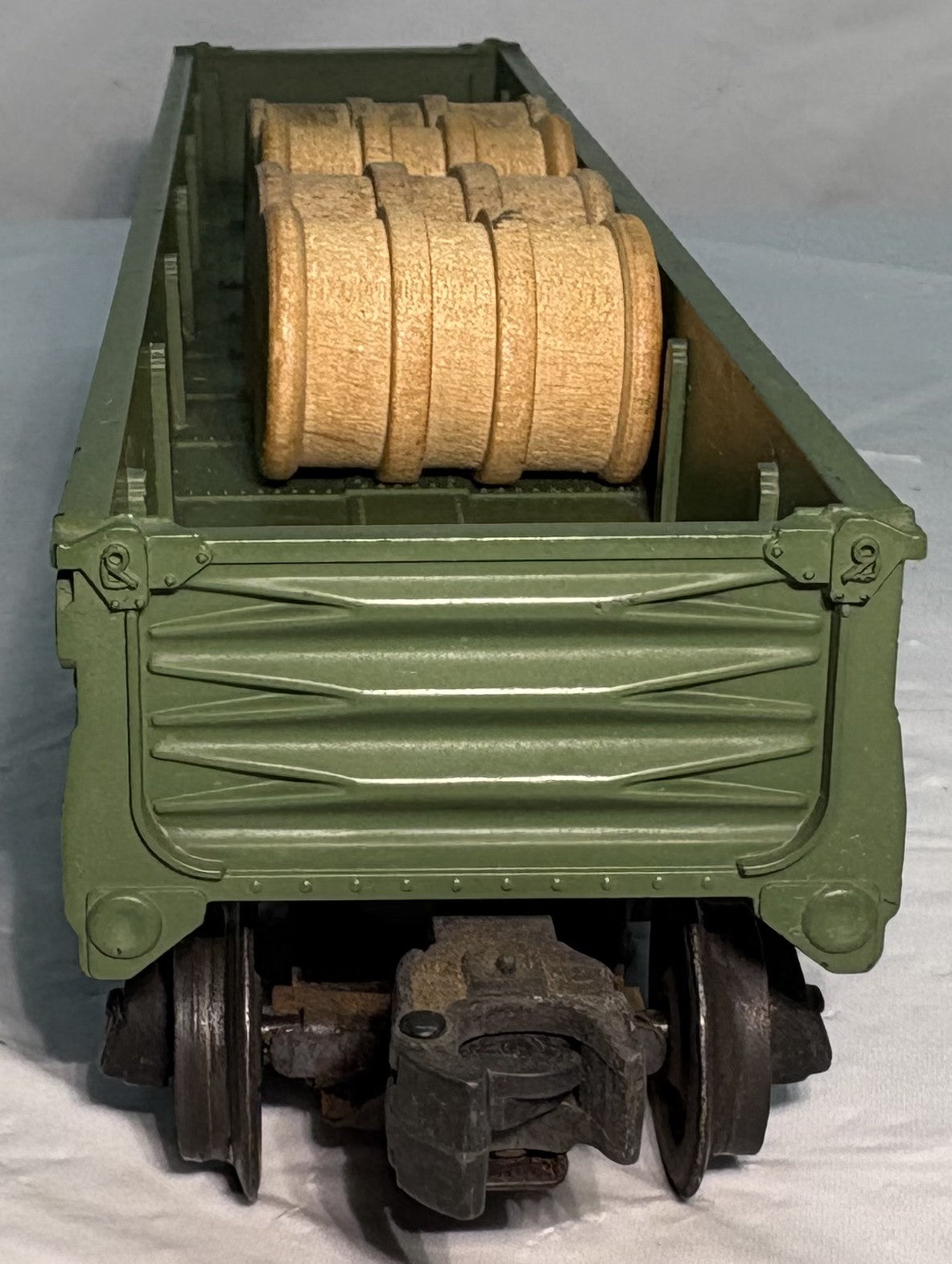 Lionel Post War 6462-25 New York Central Gondola Green