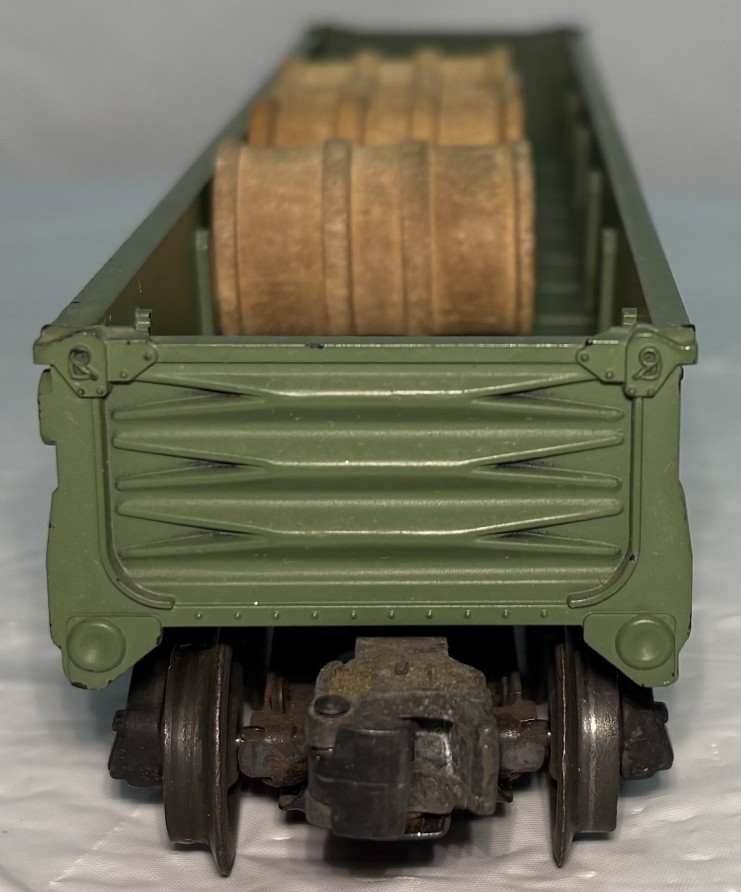 Lionel Post War 6462-25 New York Central Gondola Green
