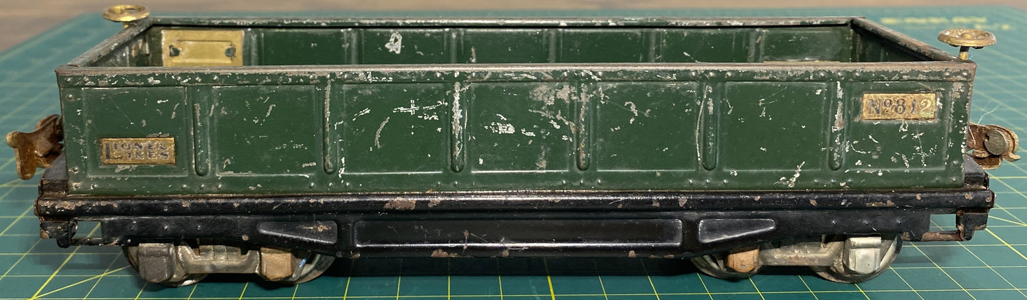 Lionel Pre War 812 Green Gondola