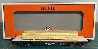 Lionel 6-82853 Pickering Lumber 40’ Flatcar w/Lumber Load