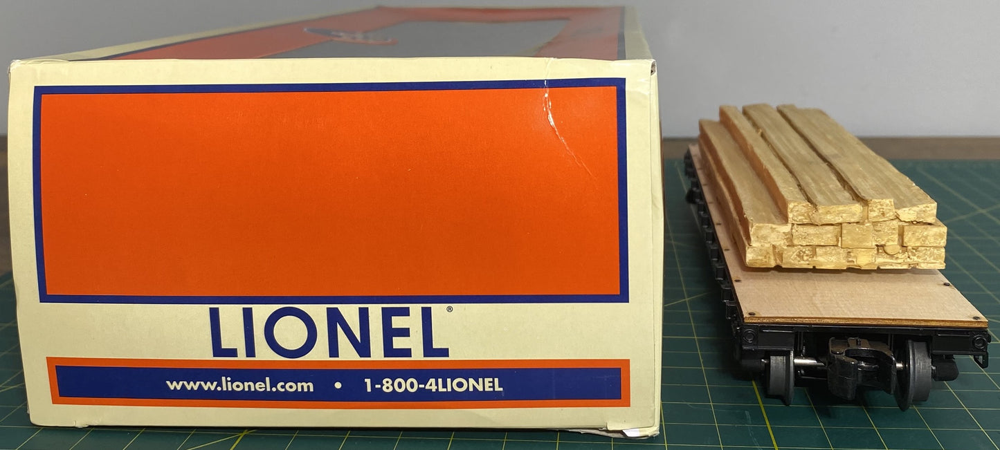 Lionel 6-82853 Pickering Lumber 40’ Flatcar w/Lumber Load