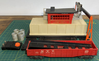 Lionel 342 Culvert Pipe Loader Post War
