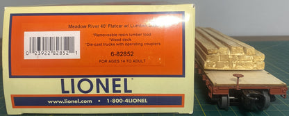 Lionel 82852 Meadow River Lumber 40’ w/Lumber Load