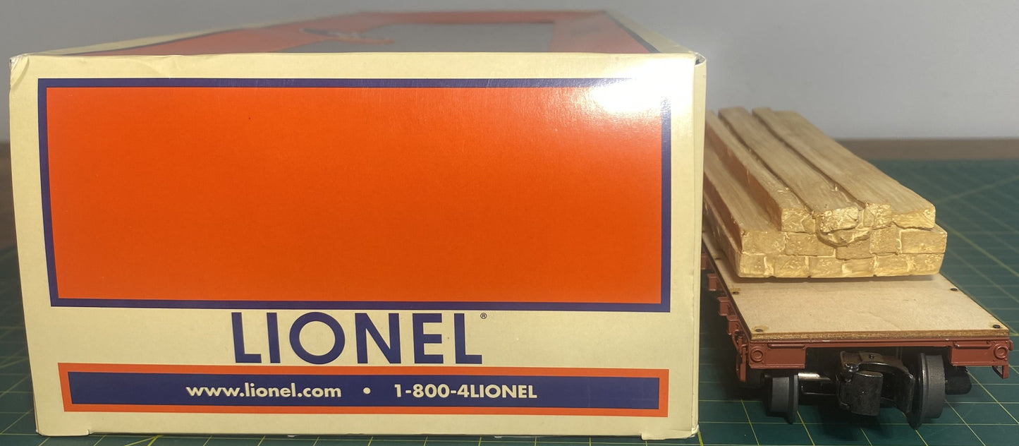 Lionel 82852 Meadow River Lumber 40’ w/Lumber Load