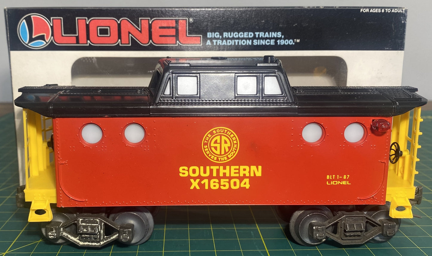 Lionel 6-16504 Southern Lighted Porthole Caboose