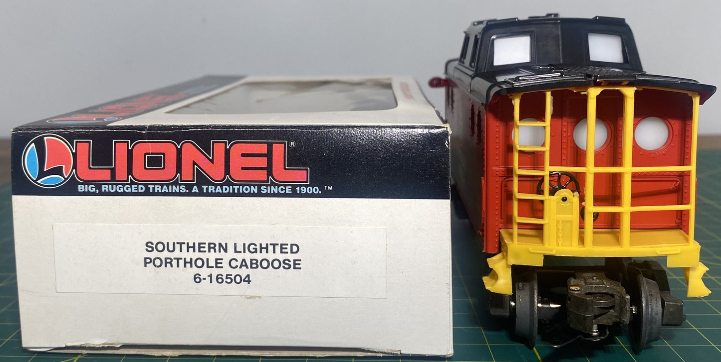 Lionel 6-16504 Southern Lighted Porthole Caboose