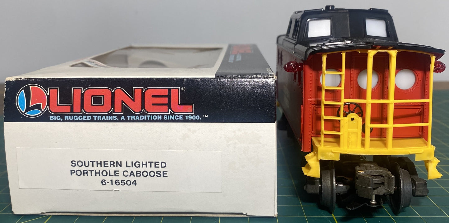 Lionel 6-16504 Southern Lighted Porthole Caboose