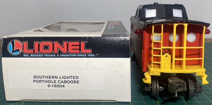 Lionel 6-16504 Southern Lighted Porthole Caboose
