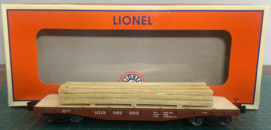 Lionel 6-82850 Milwaukee Rd Flat Car w/Load